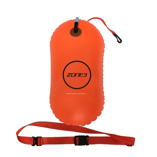 ZONE3 Swim Safety Buoy/Tow Float Ultralight Swim Bubble With Adjustable Waist Belt For Open Water/Wild Swimming