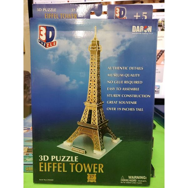 Eiffel Tower (Paris, France) (37pcs) 3D Puzzle, Daron