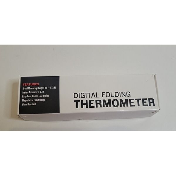 Food Thermometer Folding Waterproof Electrical Meat Thermometer openbox