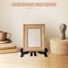 sourcing map 2Pcs 10" Acrylic Easel Display Stand, Folding Plate Display Stands Holder, Clear