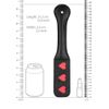 Shots - Ouch! Paddle - Hearts - Black