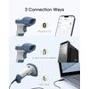 Inateck 2D Wireless Barcode Scanner 2.4Ghz GS1 Barcode Reader Gun Bluetooth 5.0
