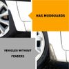 US 4Pcs Car Mud Flaps Splash Guards Front Rear Auto Universal Accessories Fender
