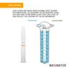 Max Water WH Water Filter Set 20" x 2.5"  Sediment, Cation  CTO Set