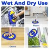 bemece Car Cleaning Brush with Long Handle, Blue (Blue x 2)