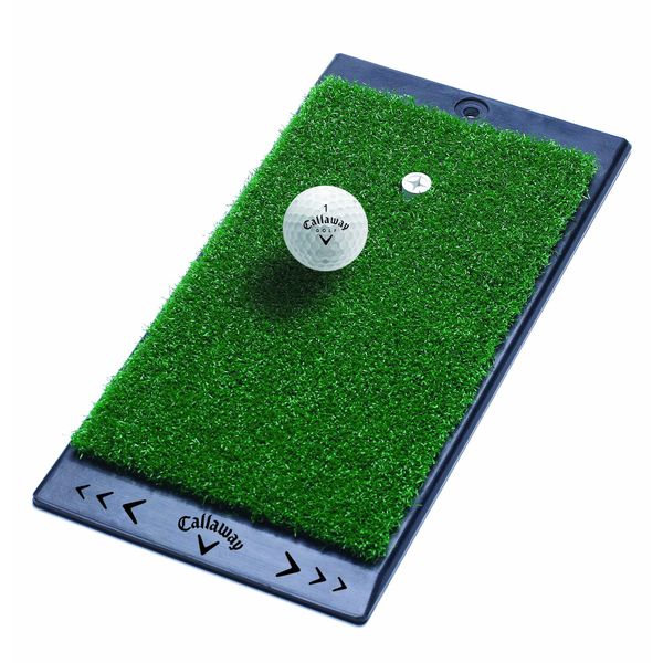 Callaway FT Launch Zone Golf Hitting Mat with Rubber Backing Golf Putting Mat