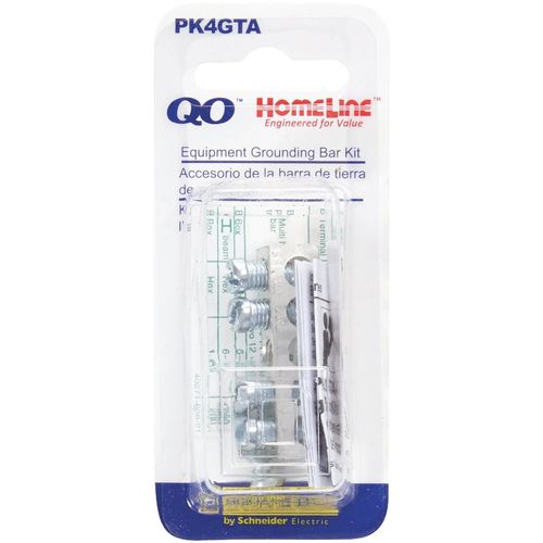 Square D QO 200 amps 120/240 volt 1 space 4 circuits Combination Mount Ground Bar Kit10