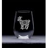 Goat (G2AD) Stemless wine glass, 17 oz.