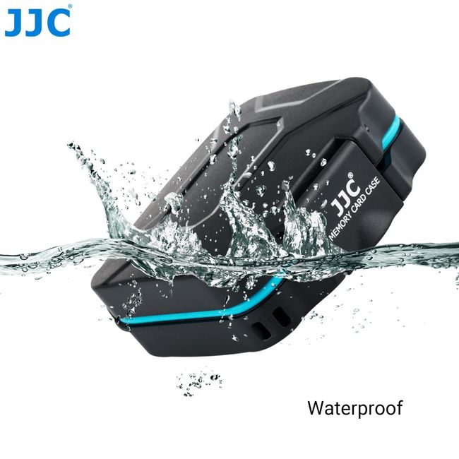 JJC SD Card Holder Micro SD Card Case Waterproof Memory Card