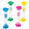 2-3 MINUTE TOOTH SHAPED SAND TIMER BRUSHING X 1 UNIT - COLOUR SENT AT RANDOM
