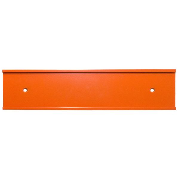 Name Plate Holders - Bright Colors - 10" x 2" (Orange Peel)