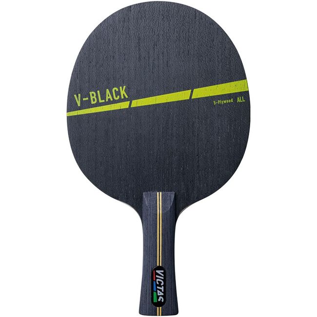 VICTAS V-BLACK V-Black Shake Hand Attack Flare Table Tennis Racket 310224