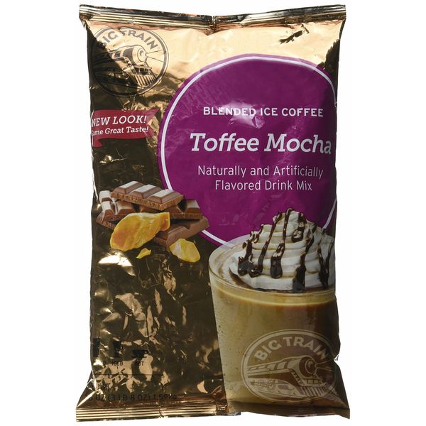 Big Train Blended Ice Coffee 3.5 lb - Toffee Mocha (Individual)
