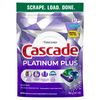 Cascade Platinum Plus Dishwasher Pods, Dishwasher Detergent, Dish Detergent Soap, Fresh, 19 Count
