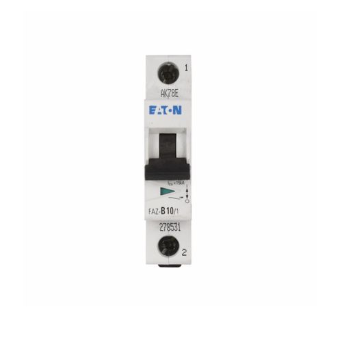 Eaton FAZ-C15/1-NA-SP 15A, 1P, 277/480VAC, 48VDC, 10 kAIC, C-Curve, UL4