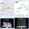 Filter Rain Shower Head, 10” High Pressure Rainfall Shower Head with Handheld Sp