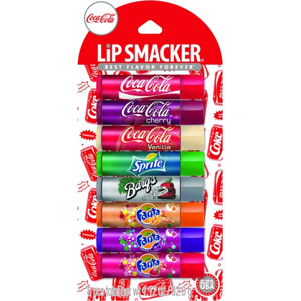 Lip Smacker Coca-Cola Party Pack Lip Glosses, 8 Count