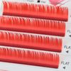 Air Sable Flat Vivid Tone Red 4 Lines C Curl0.15mmÃ—13mm