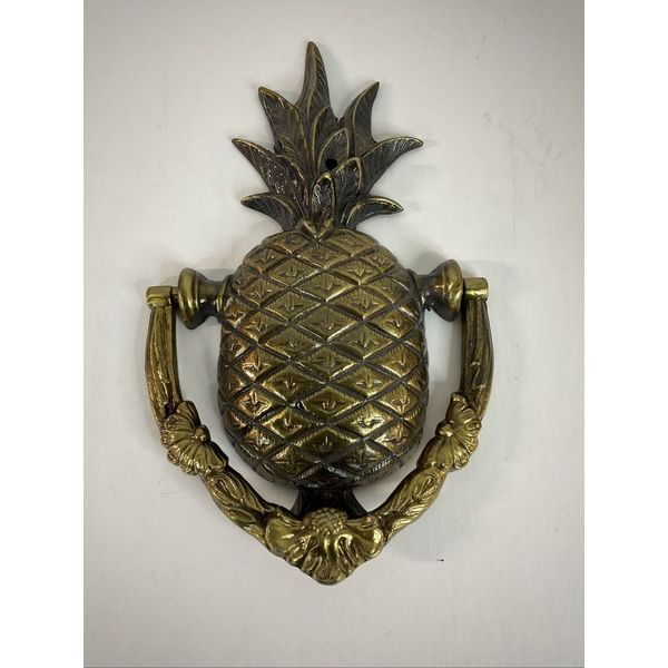 Antique Vintage Style Brass Pineapple Door Knocker