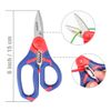 WORKPRO Electricians Scissors & Wire Cutter Stripper 2-in-1, Multi-Function Shears, 152mm/6-inch, Bi-Material Soft Handle