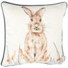 Evans Lichfield Oakwood Hare Cushion Cover, Multi, 43 x 43cm