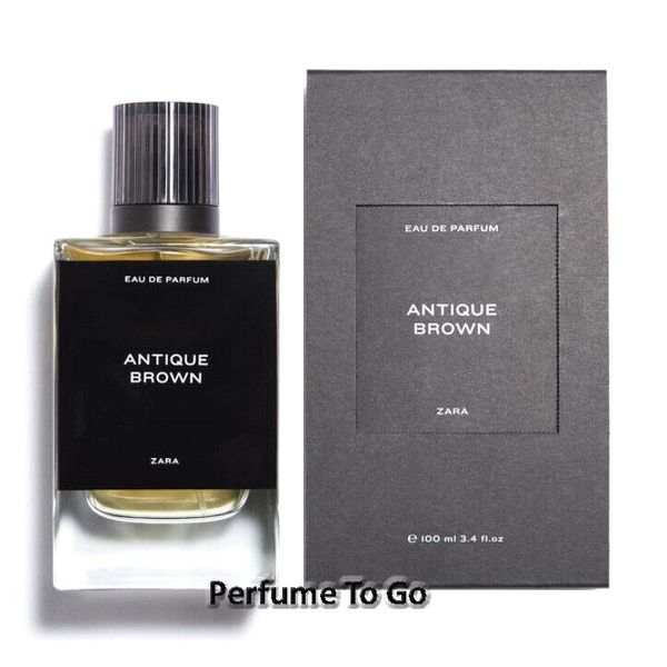 ZARA ANTIQUE BROWN for MEN 3.4 oz (100 ml) EDP Spray NEW & SEALED