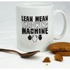 Hippowarehouse Lean Mean Throwing Machine (Pottery) Printed Mug Cup Ceramic 10oz
