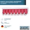 Key Rack with 8 Red Key Tags