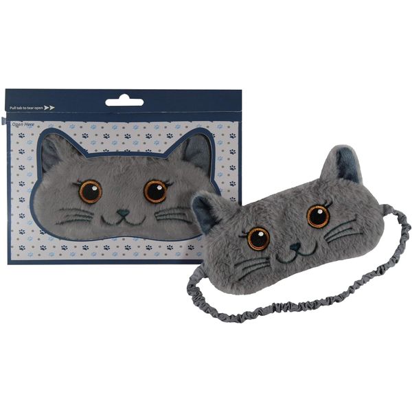 Cat Plush Comfortable Sleep Eye Mask (British Short Hair Cat)