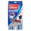 Vileda - Micro- & Baumwollbezug für Flachbesen – Ultramax – 2 Stück