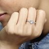 Pandora Timeless Women's Sterling Silver Elevated Heart Ring, Size 50, With Gift Box