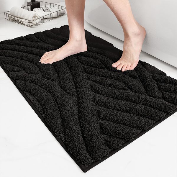 Color G Bath Math for Bathroom, Machine Washable Quick Dry Low Pile Bathroom Rug
