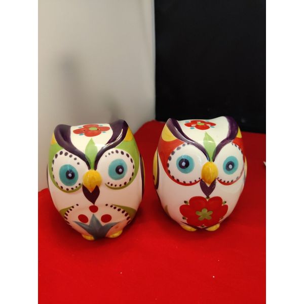 Home Accents Owl Salt & Pepper Shakers H5