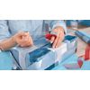 tesa 2x 57858 Handabroller Mini klar (2 Stück), Blau-Rot