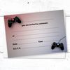 Olivia Samuel 20 x Gaming Party Invites from Ready to Write Invitations with envelopes.