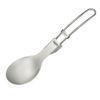 TITECOUGO Ultralight Foldable Cutlery Outdoor Camping Folding Titanium Spoon(18g)