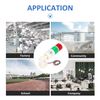24VDC LED Tower Stack Lights, Industrial Machine Warning Lights,Foldable base Column Tower Indicator Lamp Beacon Tower Lamp,Always bright