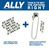 Ally Tools 12 PC Triple Flint Replacements Compatible with All Triple Flint Strikers - Long Lasting Flints