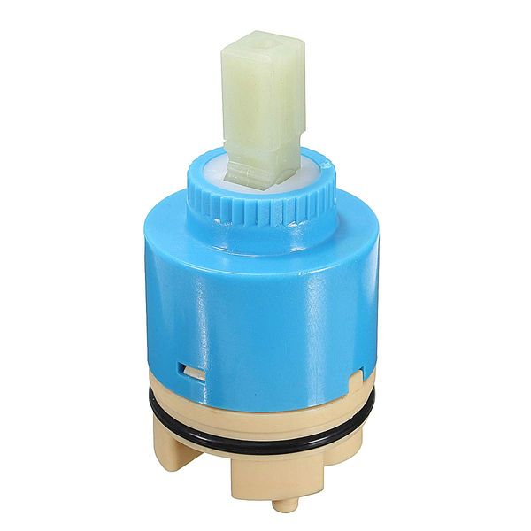 Faucet Valve, Ceramic Cartridge Faucet Cartridge Mixer Kitchen Bath Basin Shower Faucet Accessories for Kitchen Faucet, Bathroom Faucet, etc.(Type-B:35MM,1PCS)