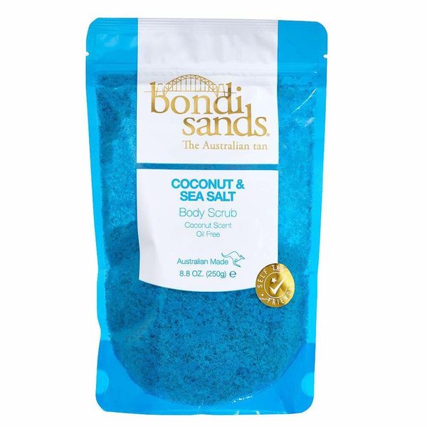 Bondi Sands Body Scrub Coconut and Sea Salt  8.8 oz Oil Free Self Tan Prep  NEW