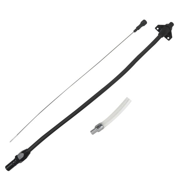 BUTITNOW 700R4 4L60E 4L80E Firewall Mounted Trans Flexable Dipstick Compatible for G M/Chevy