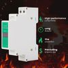 DC Voltage Meter LED Digital Display Switching Output DIN Rail Mount Voltmeter Electrical Instrument 11V‑310V