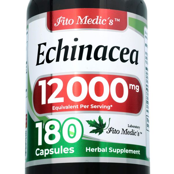 FITO MEDIC'S Lab | echinacea |180 Capsules | echinacea Supplement | Ultra high Absorption.