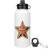 Azeeda 600ml 'Union Jack Star' Reusable Water/Drinks Bottle (WT00081684)