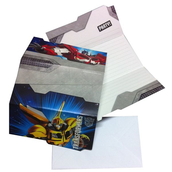 Transformers Party Range - All in 1 Listing (Invites (8pk))