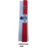 Mazeys Retro Unisex 70s Elastic Snake Belts (Red Plain)