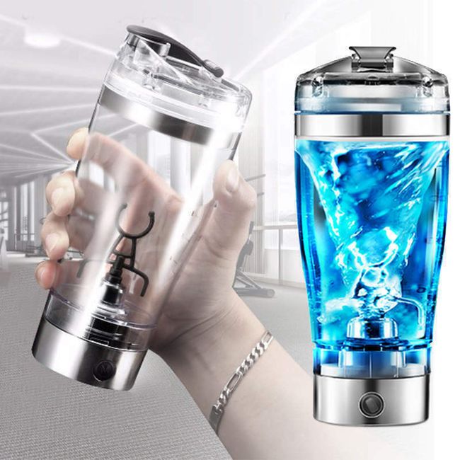 600ml Protein Shaker Electric Smart Mixer Cup Detachable Bottle