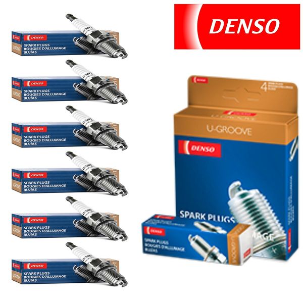 6 Pack Spark Plugs Denso Standard for MAZDA MPV 2000-2001 V6-2.5L