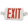 LED Exit Sign Emergency Light–Hi Output Compact Combo UL 924 with Battery Backup