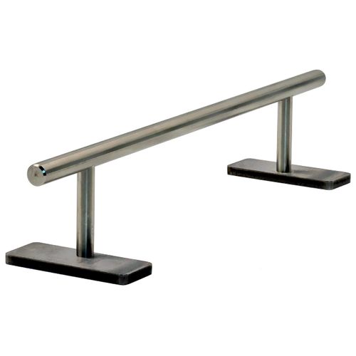 RACOFSB Fingerboard Rail Obstacles Self Assembled Made of Solid Stainless Steel for Pro Finger Skateboard (11" Long 2.2" Tall)